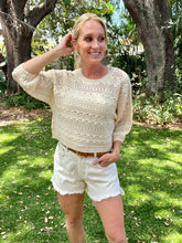 Load image into Gallery viewer, Annie Crochet Top
