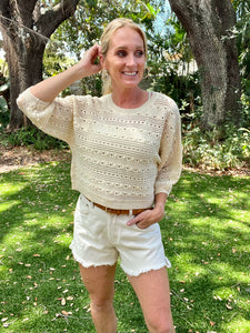 Annie Crochet Top