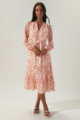 Ansley Midi Floral Dress