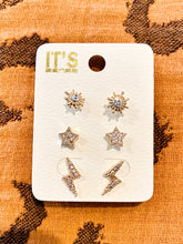 Load image into Gallery viewer, Bolts Earring Set