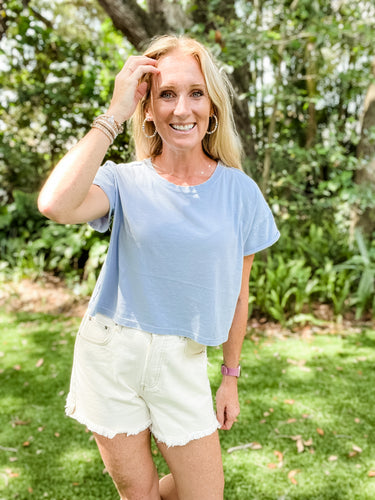 Parker High Rise Denim Shorts
