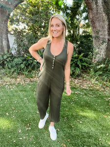 Holly Waffle Jumpsuit